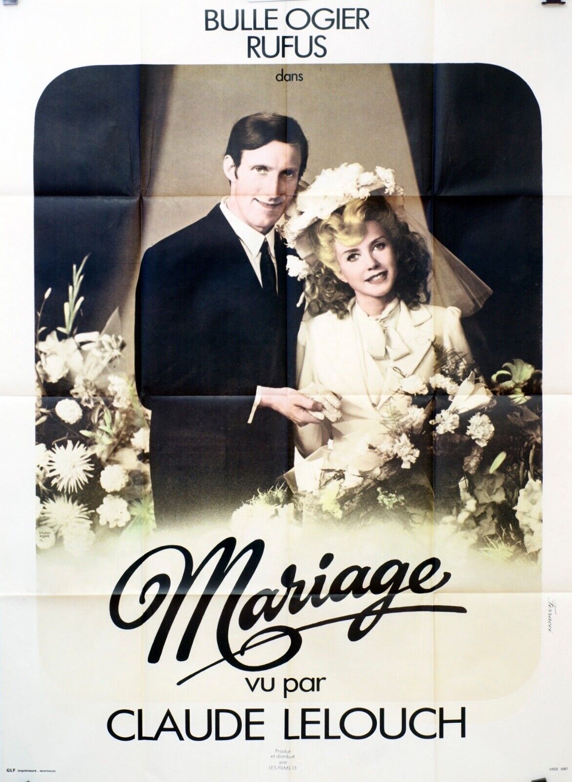MARIAGE POSTER ORIGINAL 120x160 BULLE OGIER