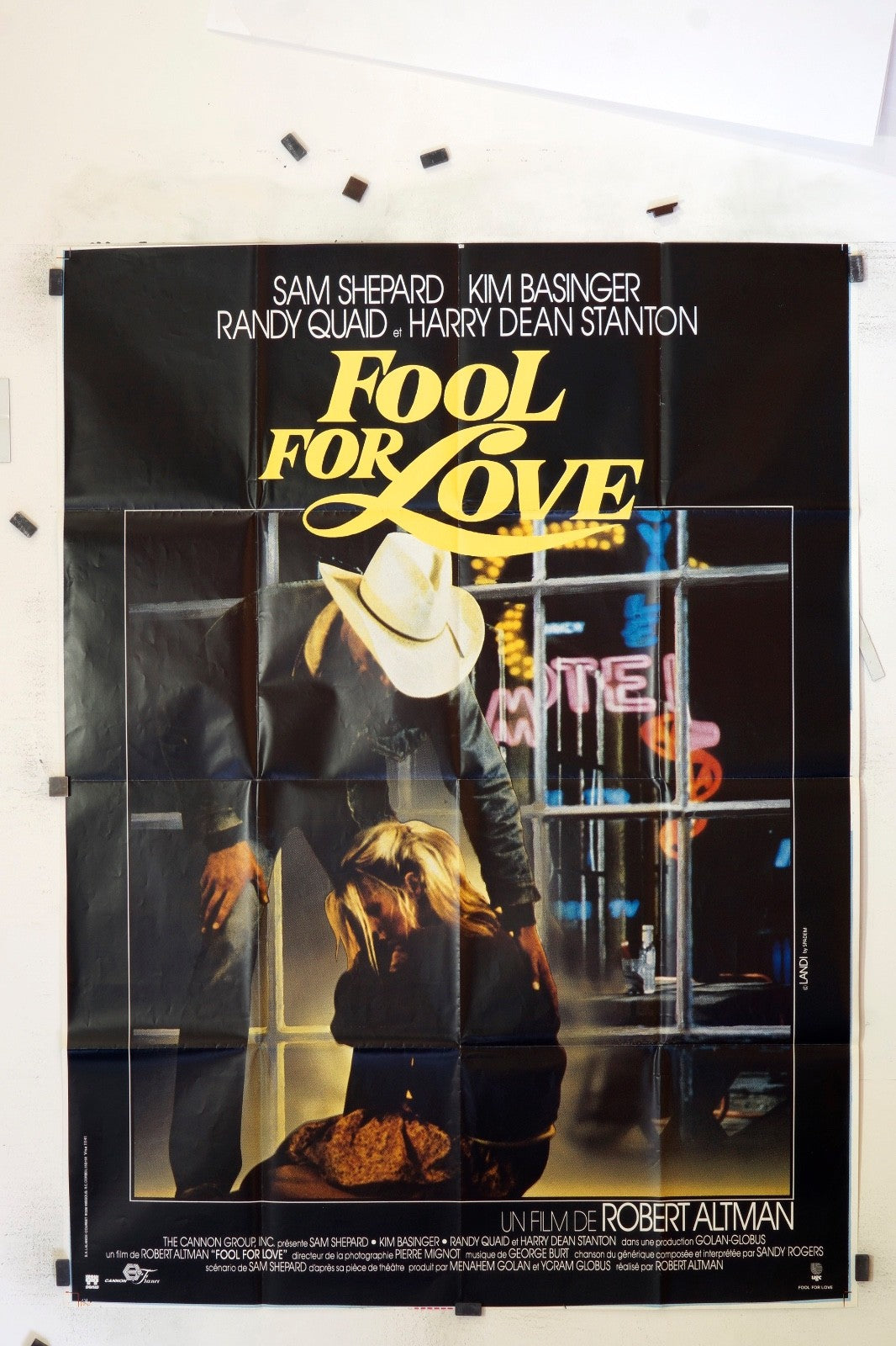 FOOL FOR LOVE SAM SHEPARD MOVIE POSTER ORIGINAL (120X160)