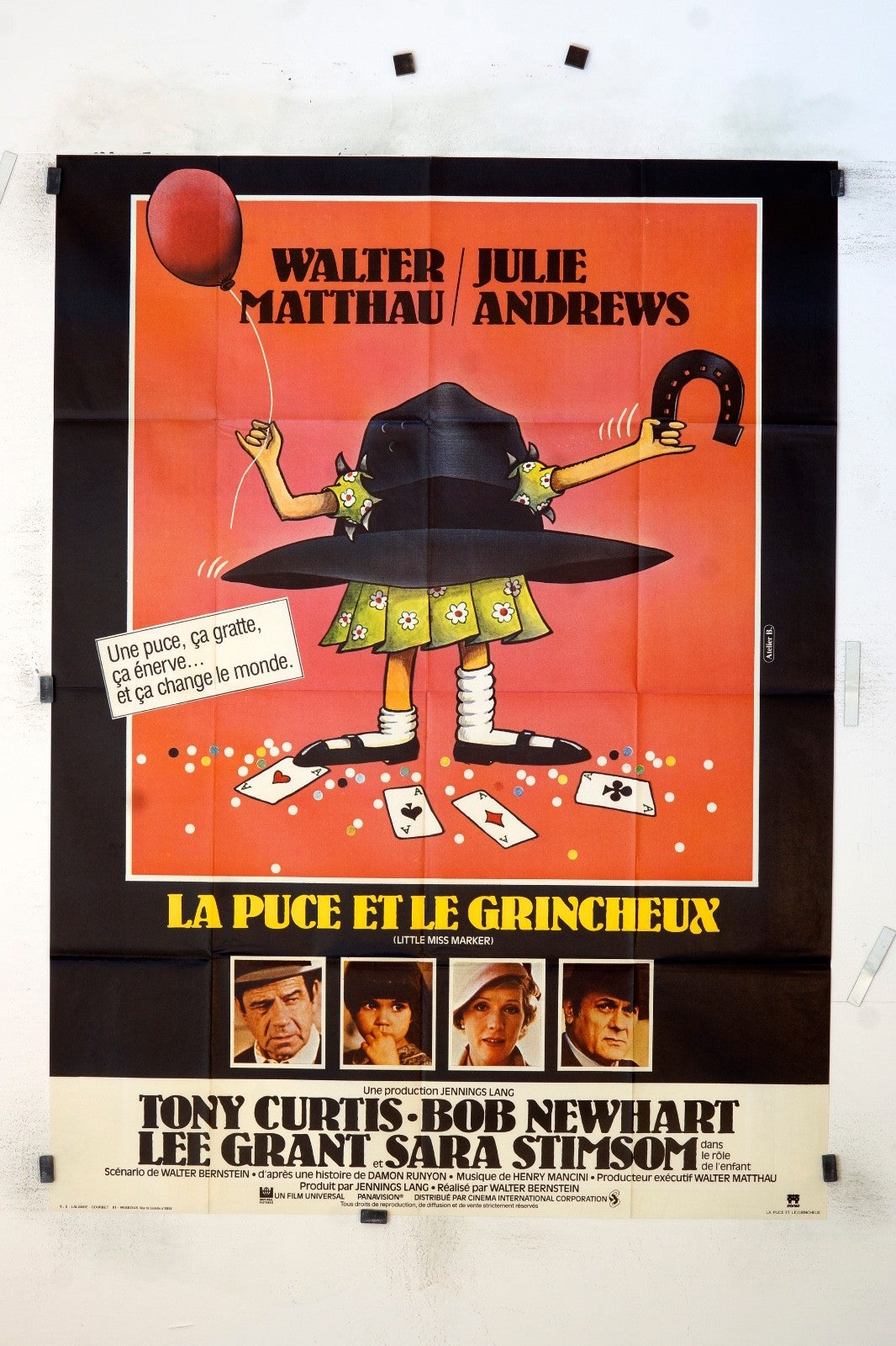 LA PUCE ET LE GRINCHEUX WALTER MATTHAU MOVIE POSTER 120x160