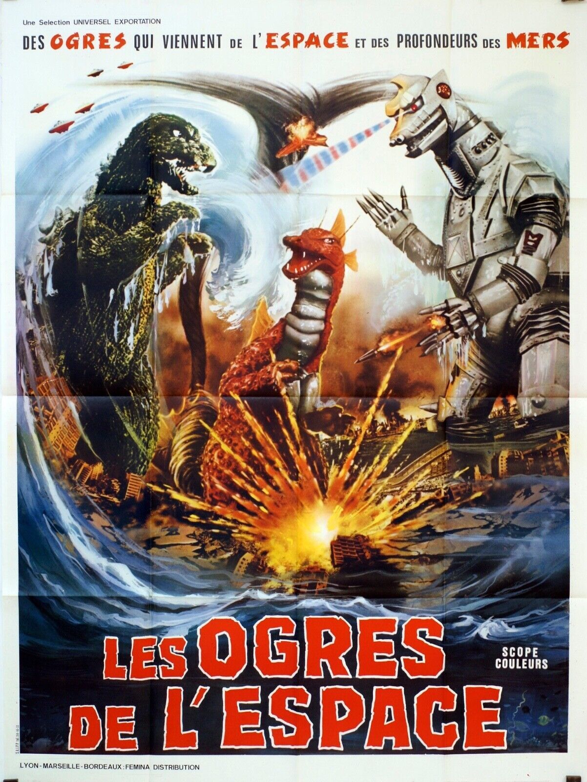 Les Ogres de l'Espace MOVIE POSTER ORIGINAL 120x160