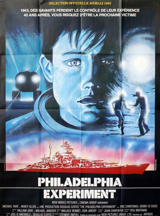 PHILADELPHIA EXPERIMENT MOVIE POSTER ORIGINAL 120x160 MICHAEL PARÉ