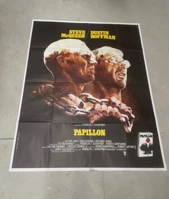 PAPILLON STEVE MC QUEEN,  MOVIE POSTER ORIGINAL 120x160