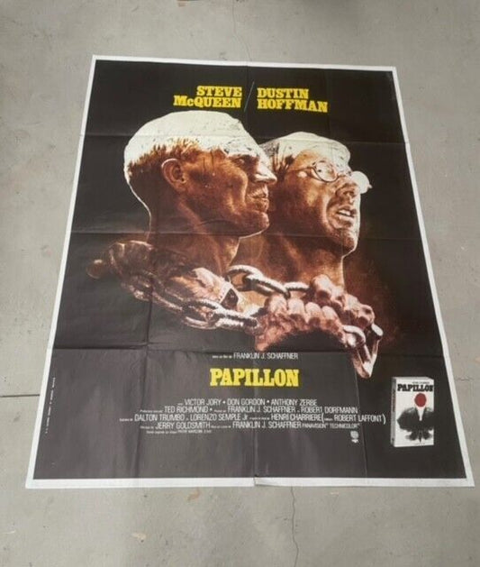 PAPILLON STEVE MC QUEEN,  MOVIE POSTER ORIGINAL 120x160