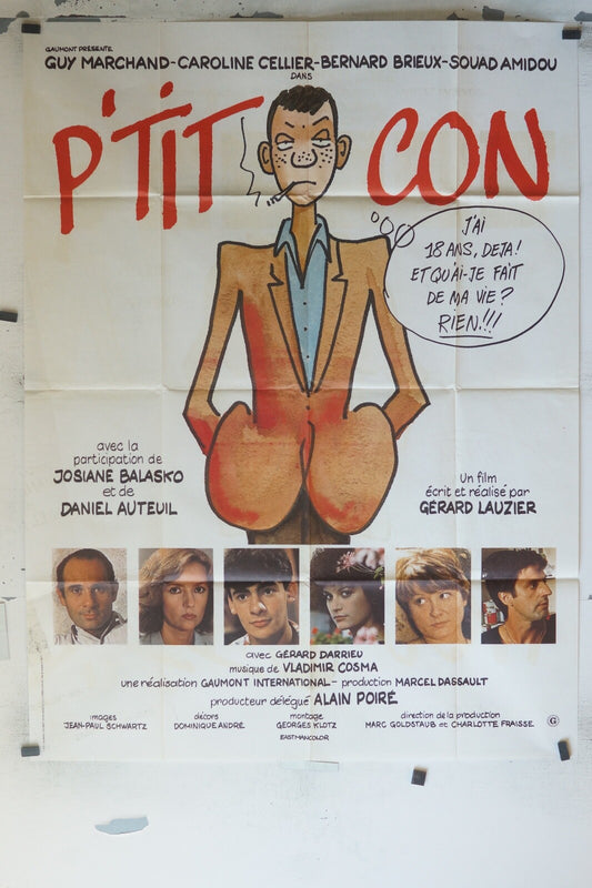 LE P’TIT CON Original Movie Poster 120X160 GUY MARCHAND