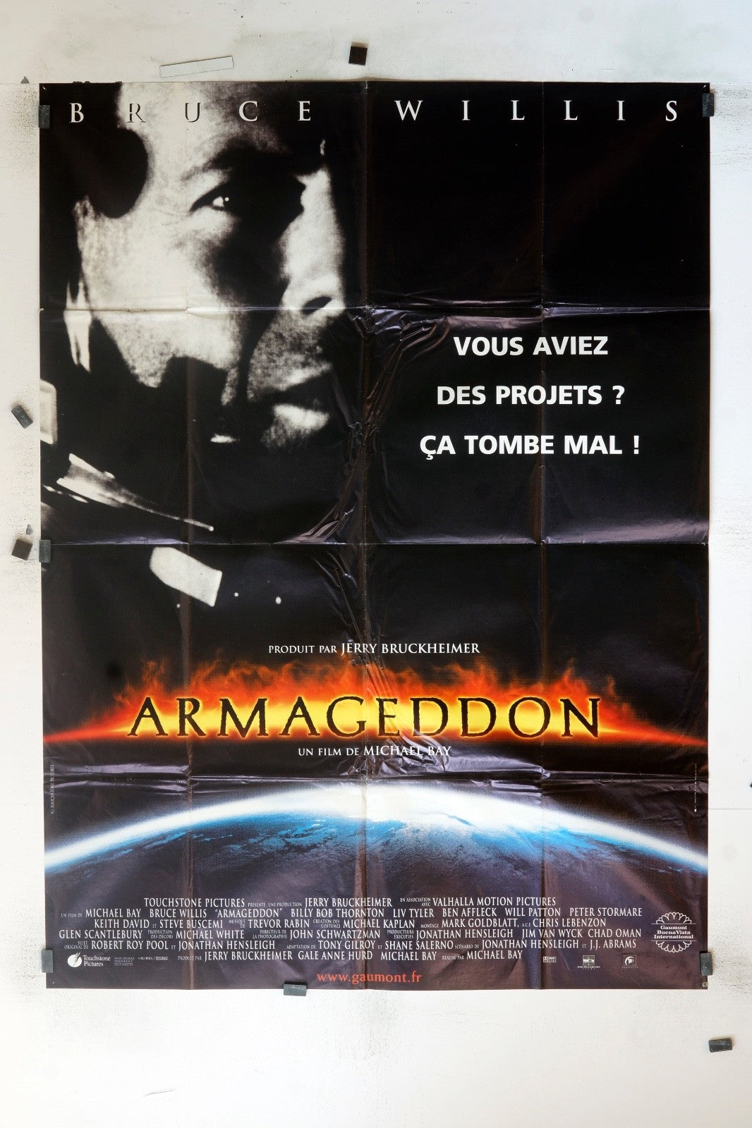 ARMAGEDDON BRICE WILLIS MOVIE POSTER ORIGINAL (120x160)