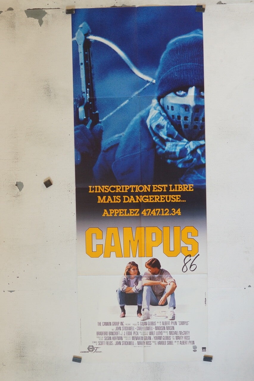 CAMPUS 86 POSTER ORIGINAL 60x160 JOHN STOCKWELL, CAREY LOWELL