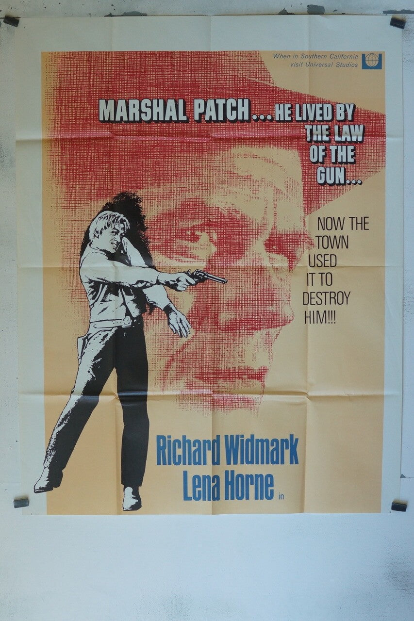 MARSHALL PATCH…HE LIVED BY THE LAW OF THE GUN… MOVIE POSTER original (69x103)