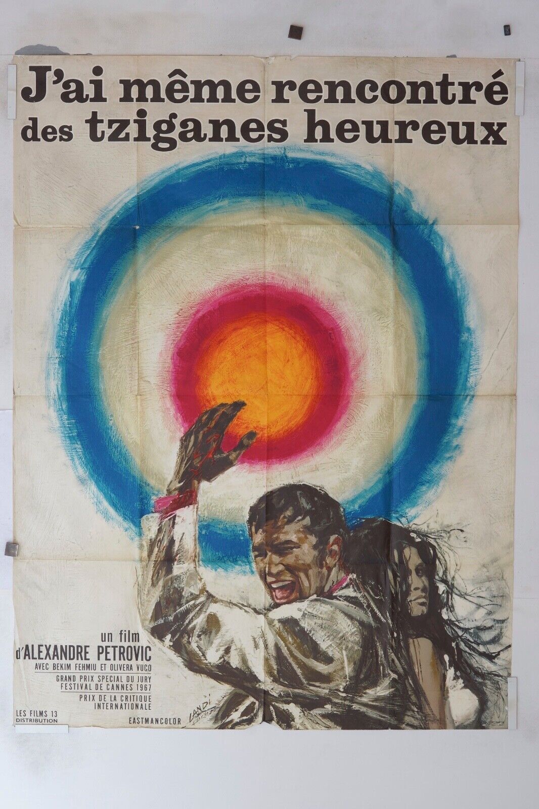 J’AI MÊME RENCONTRÉ DES TZIGANES HEUREUX ORIGINAL MOVIE POSTER 120x160 COURCEL