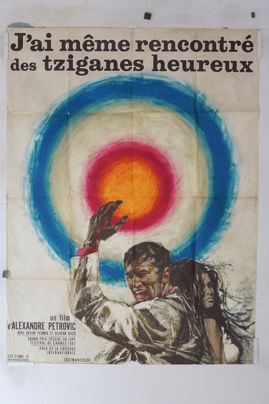 J’AI MÊME RENCONTRÉ DES TZIGANES HEUREUX ORIGINAL MOVIE POSTER 120x160 COURCEL