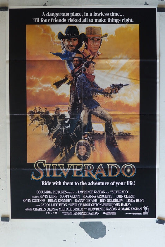 SILVERADO MOVIE POSTER 68x104 Kevin Kline , Scott Glenn , Kevin Costner