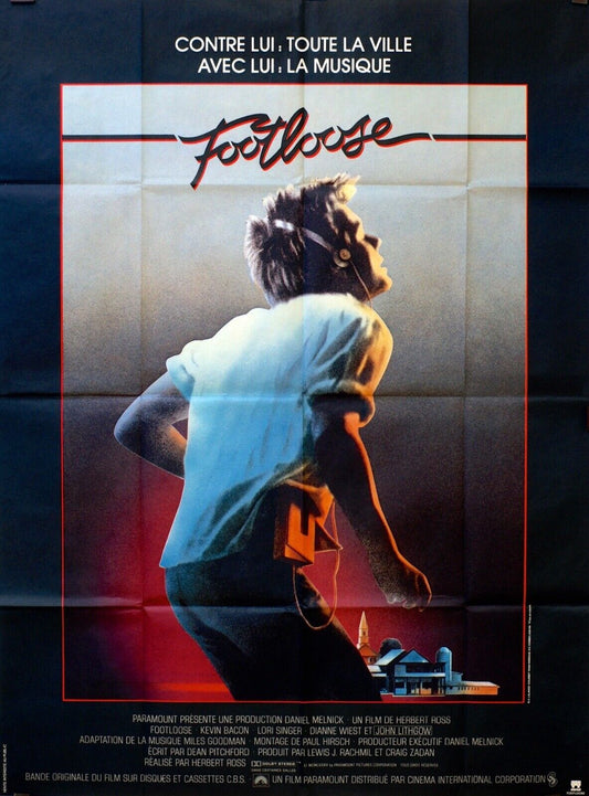 FOOTLOOSE ORIGINAL MOVIE POSTER 120x160 LEE VAN CLEEF