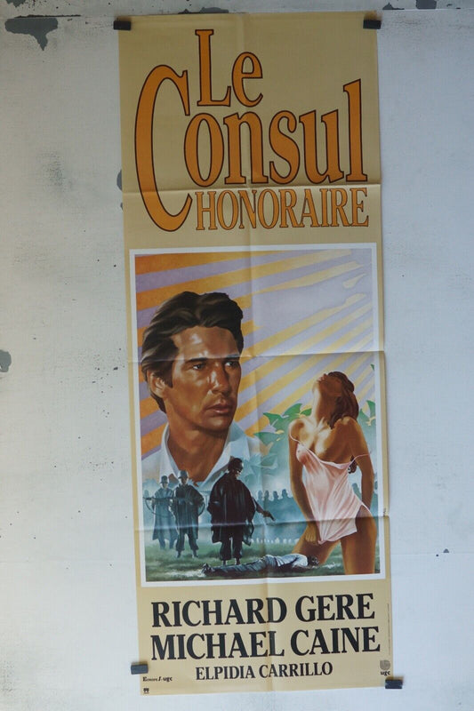 LE CONSUL HONORAIRE MOVIE POSTER ORIGINAL 60x160 JEFF BRIDGES