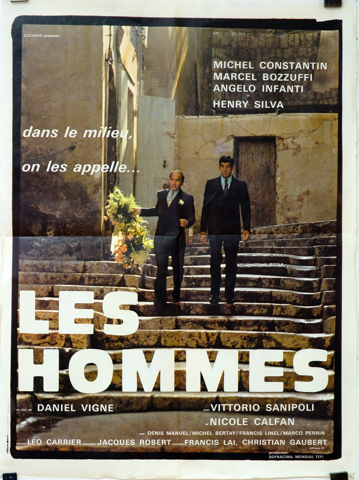 LES HOMMES Original Poster (French Version) 60 x 80