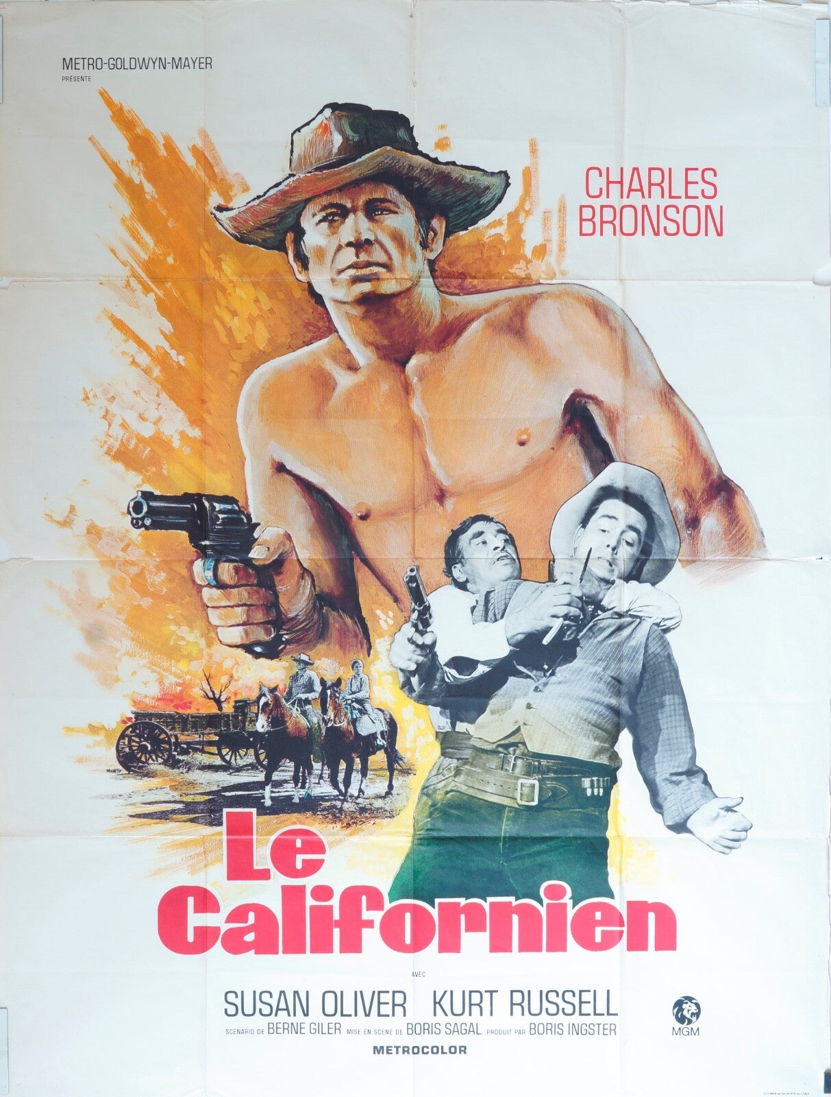 LE CALIFORNIEN MOVIE POSTER ORIGINAL (120X160) CHARLES BRONSON