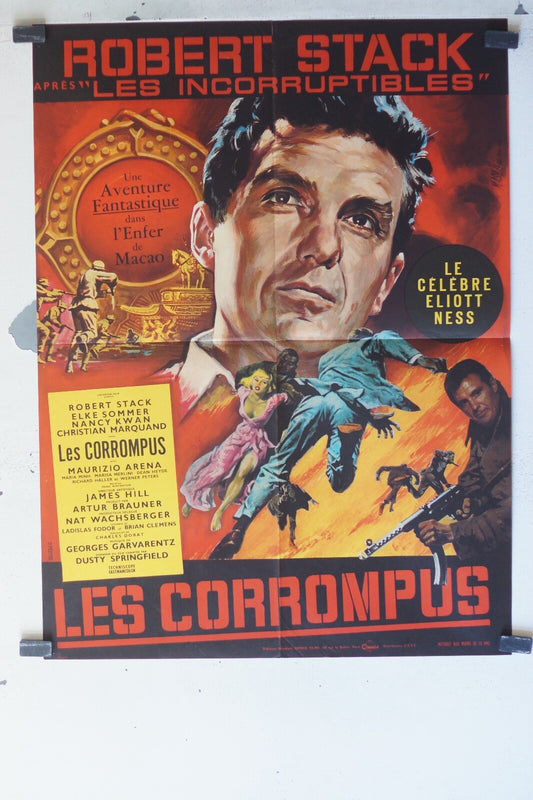CORROMPUS (LES) Movie poster ORIGINAL 60x80 Robert Stack , Elke Sommer
