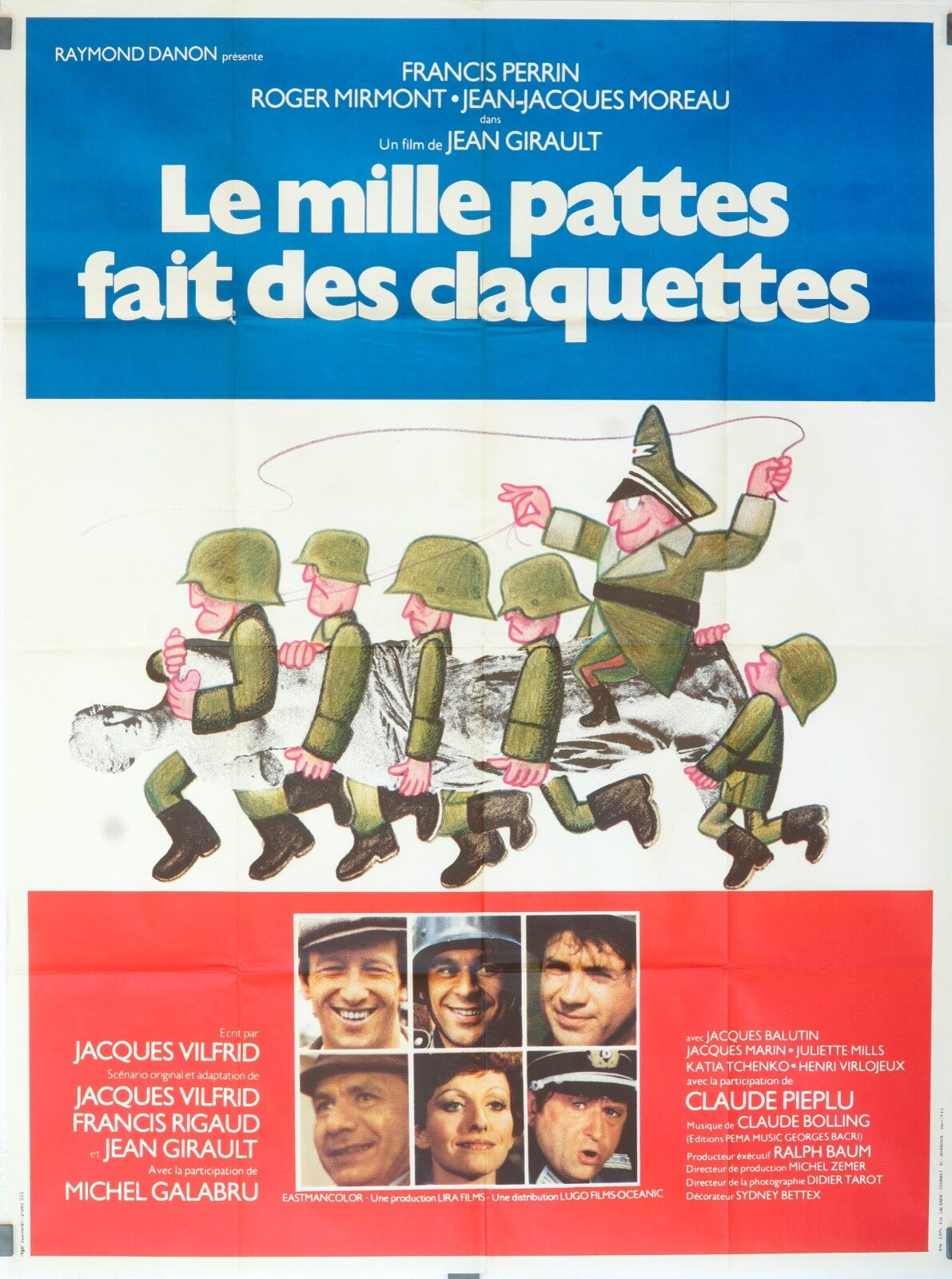 LE MILLE PATTES FAIT DES CLAQUETTES MOVIE POSTER ORIGINAL 120x160 BALUTIN