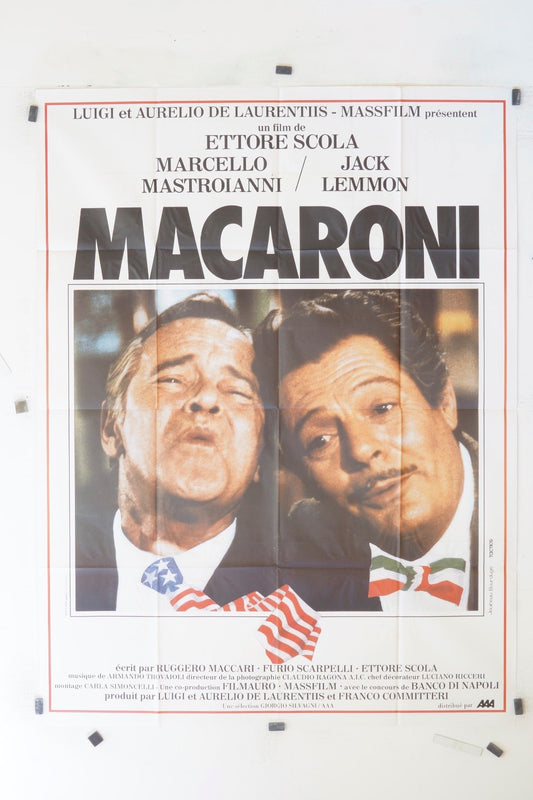 MACARONI MARCELLO MASTROIANNI MOVIE POSTER ORIGINAL 120x160