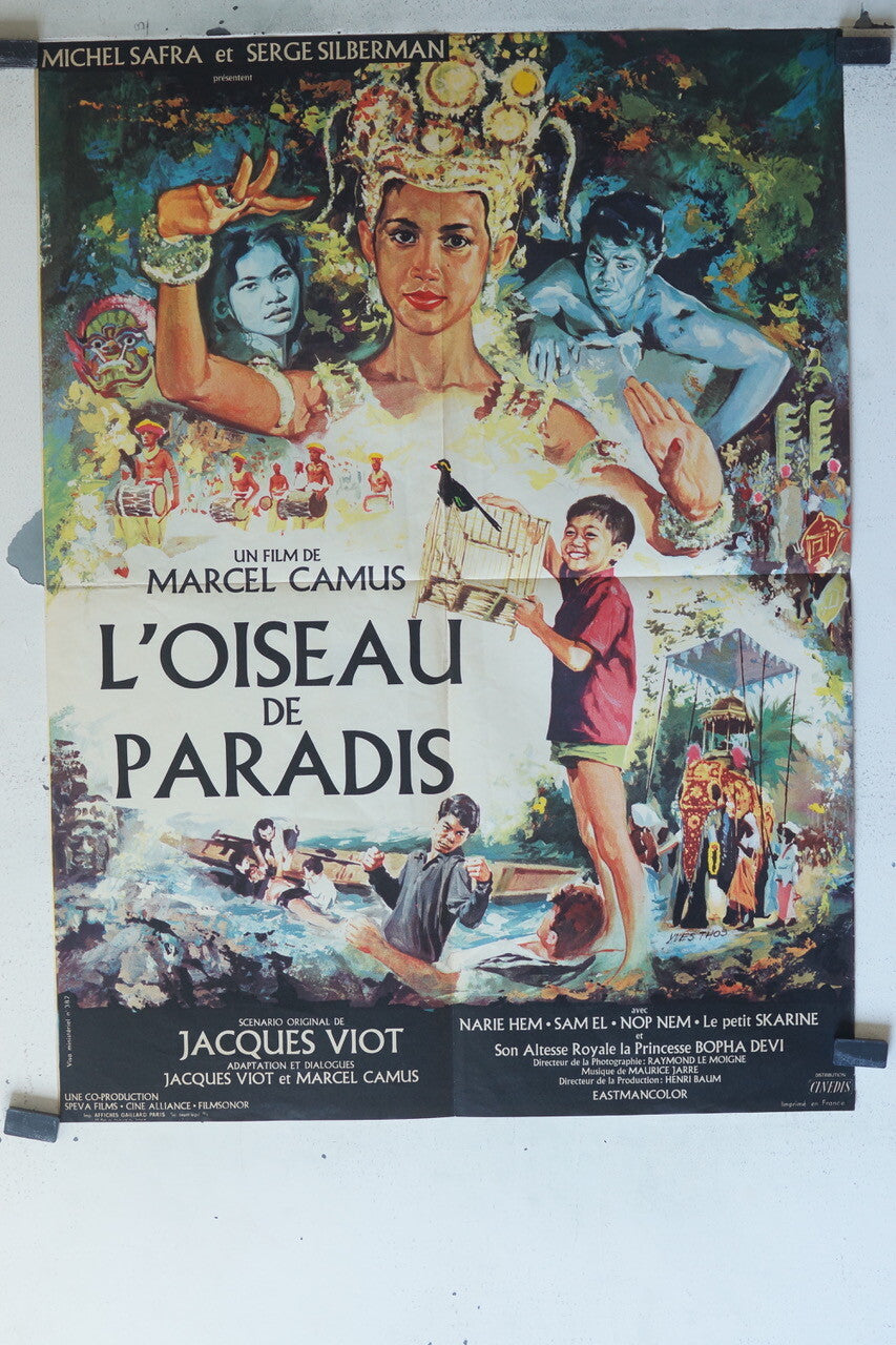 OISEAU DE PARADIS MOVIE POSTER ORIGINAL (60X80) Michel Safra et Serge Silberman