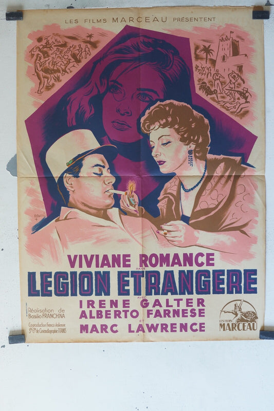 LEGION ETRANGERE MOVIE POSTER ORIGINAL (60X80) Viviane Romance , Irene galter 