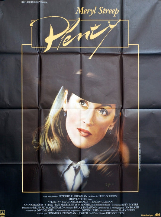 PLENTY MERYL STREEP movie poster ORIGINAL 120x160