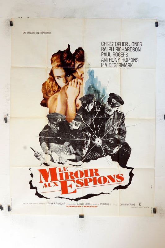 LE MIROIR AUX ESPIONS CHRISTPHER JONES MOVIE POSTER ORIGINAL 120X160