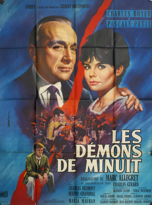 LES DÉMONS DE MINUIT CHARLES BOYER movie poster ORIGINAL 120x160