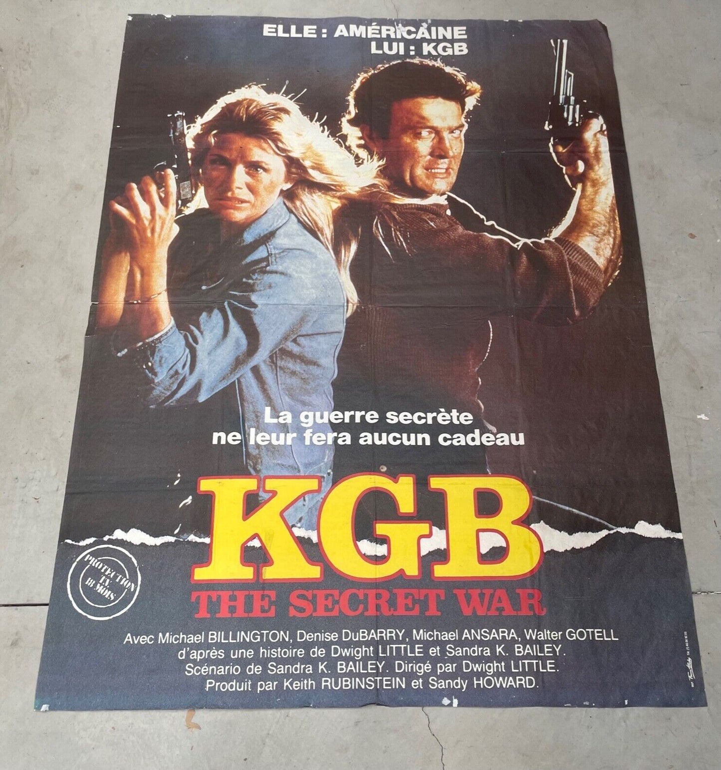 KGB MOVIE POSTER ORIGINAL 120x160 MICHAEL BILLINGTON