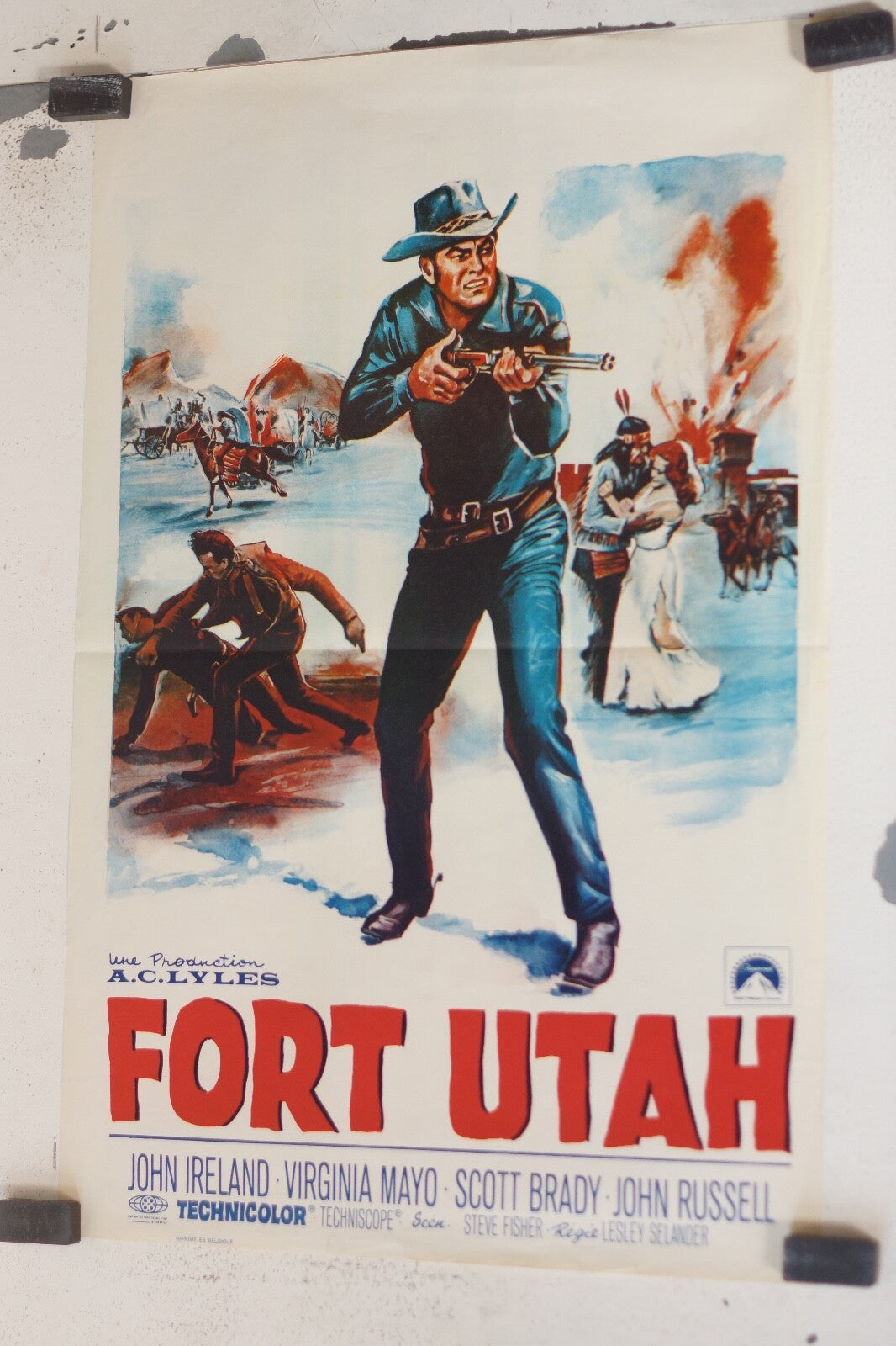 FORT UTAH (French Edition) ORIGINAL 30x55