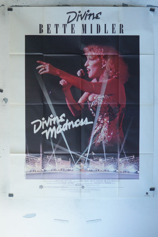 DIVINE MADNESS, movie POSTER ORIGINAL (120x160),BETTE MIDLER