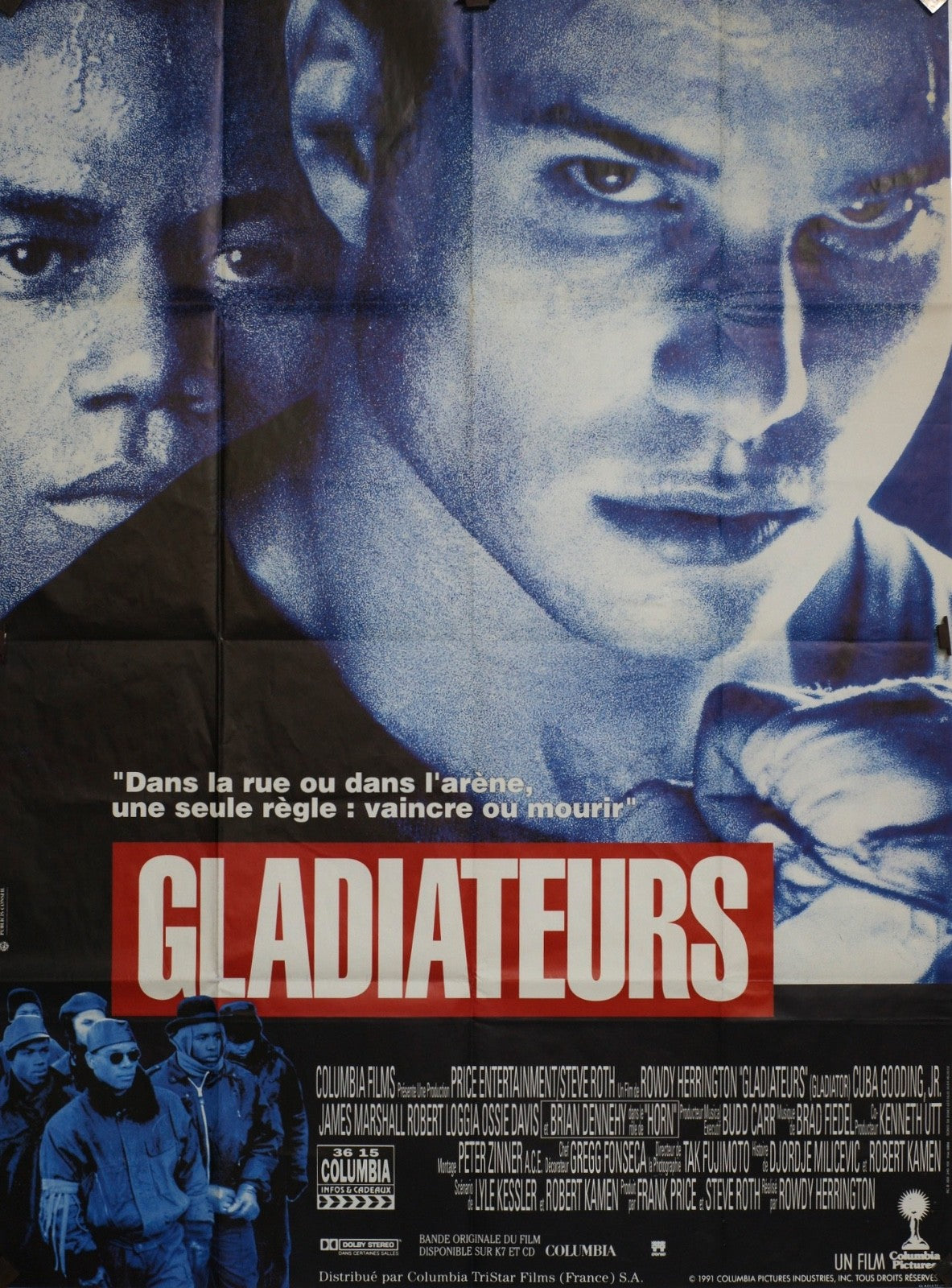 GLADIATEURS ORIGINAL MOVIE POSTER 120x160