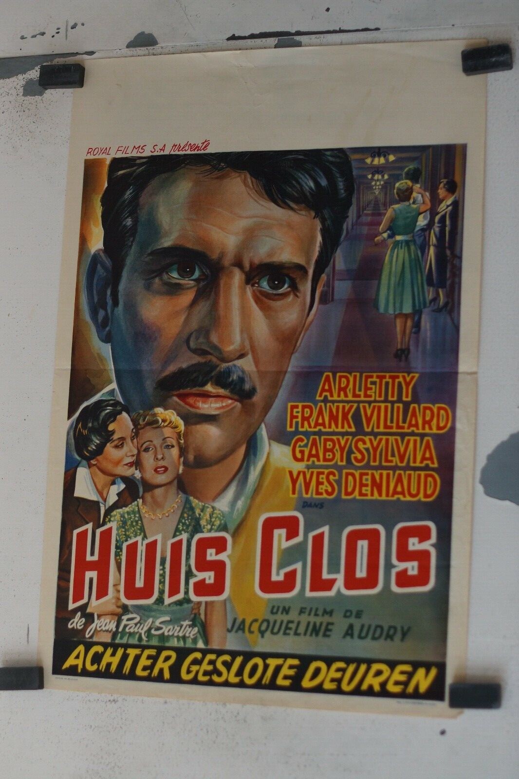  HUIS CLOS (Belgian) ORIGINAL 30x55