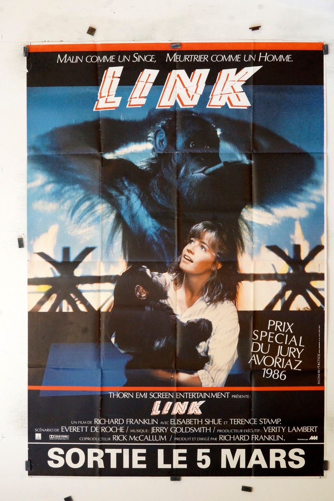 LINK ELISABETH SHUE MOVIE POSTER ORIGINAL (120X160)