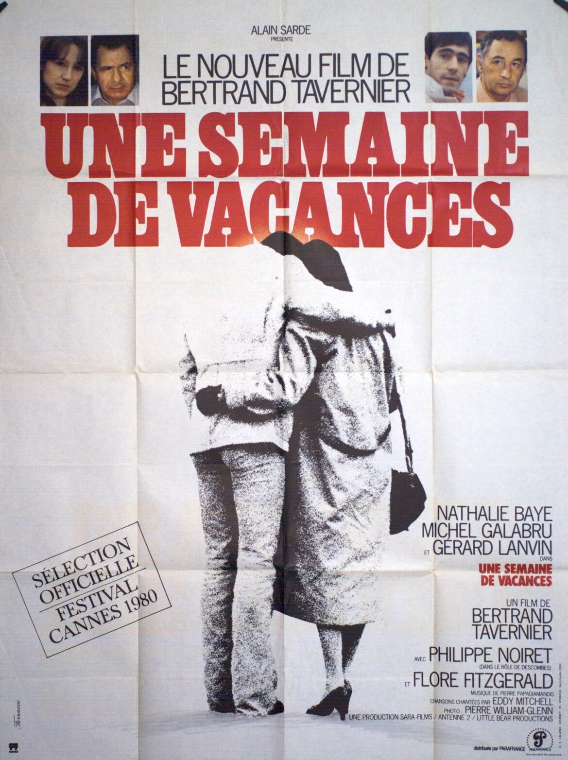 UNE SEMAINE DE VACANCES POSTER ORIGINAL 120x160  NATHALIE BAYE