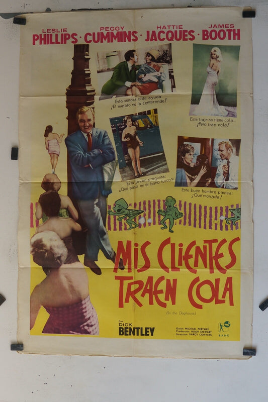 MIS CLIENTES TRAEN (70X100)ORIGINAL MOVIE POSTER LESLIE PHILIPS – PEGGY CUMMINS