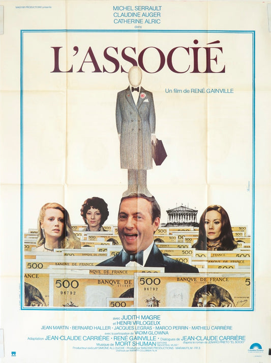 L’ASSOCIÉ MICHEL SERRAULT MOVIE POSTER ORIGINAL 120x160