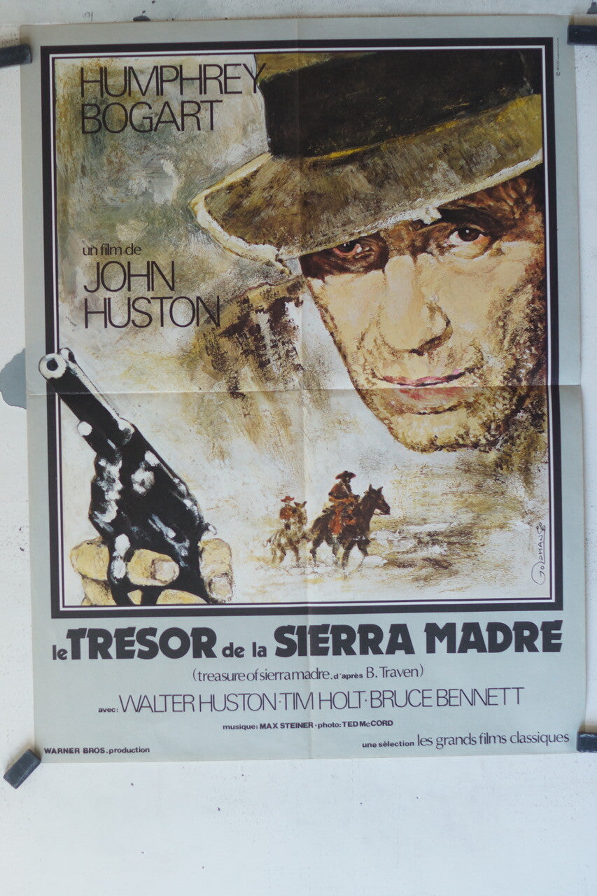 TRESOR DE LA SIERRA MADRE (LE) MOVIE POSTER ORIGINAL (60X80) Humphrey Bogart ,