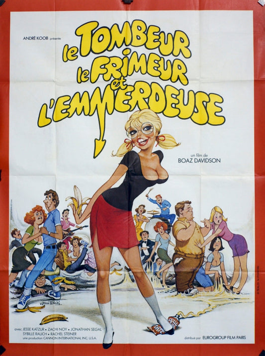 LE TOMBEUR LE FRIMEUR ET L’EMMERDEUSE JESSE KATZUR MOVIE POSTER ORIGINAL 120x160