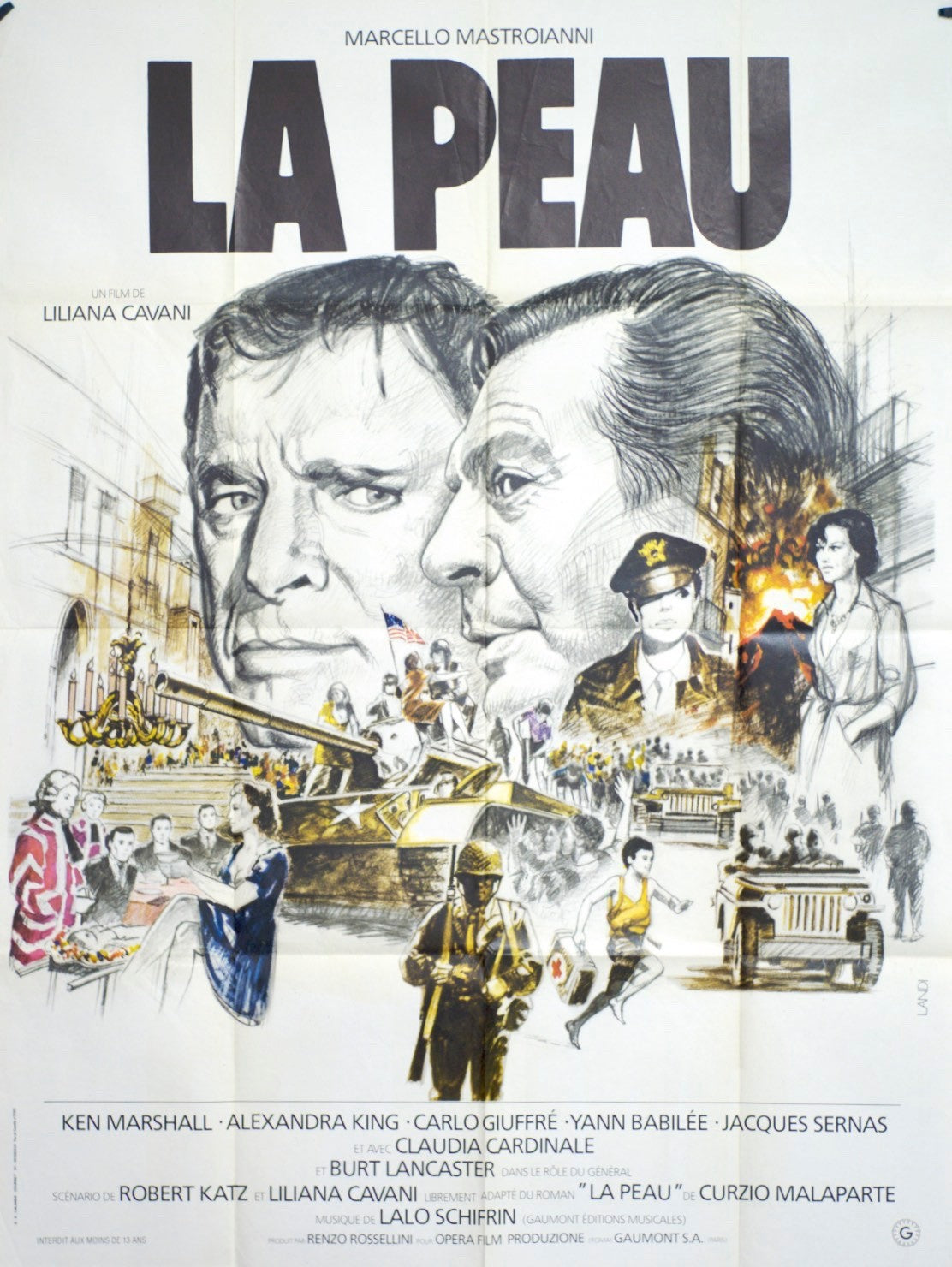 LA PEAU KEN MARSHALL  movie poster ORIGINAL 120x160
