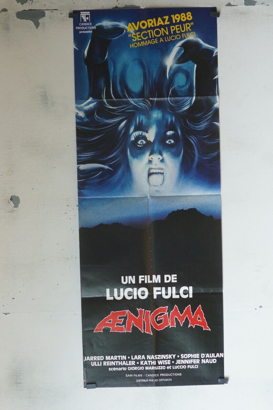 AENIGMA 60x160 ORIGINAL POSTER LUCIO FULCI