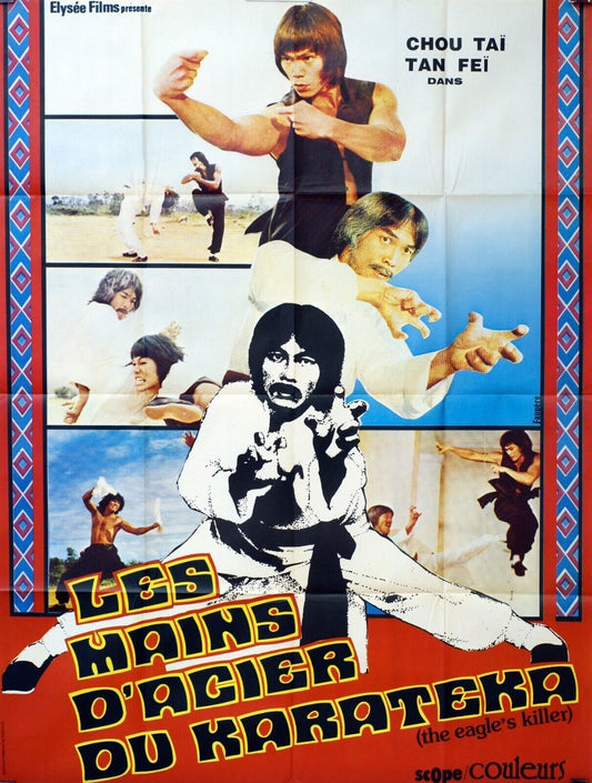LES MAINS D’ACIER DU KARATEKA MOVIE POSTER ORIGINAL 120x160 CHOU TAÏ