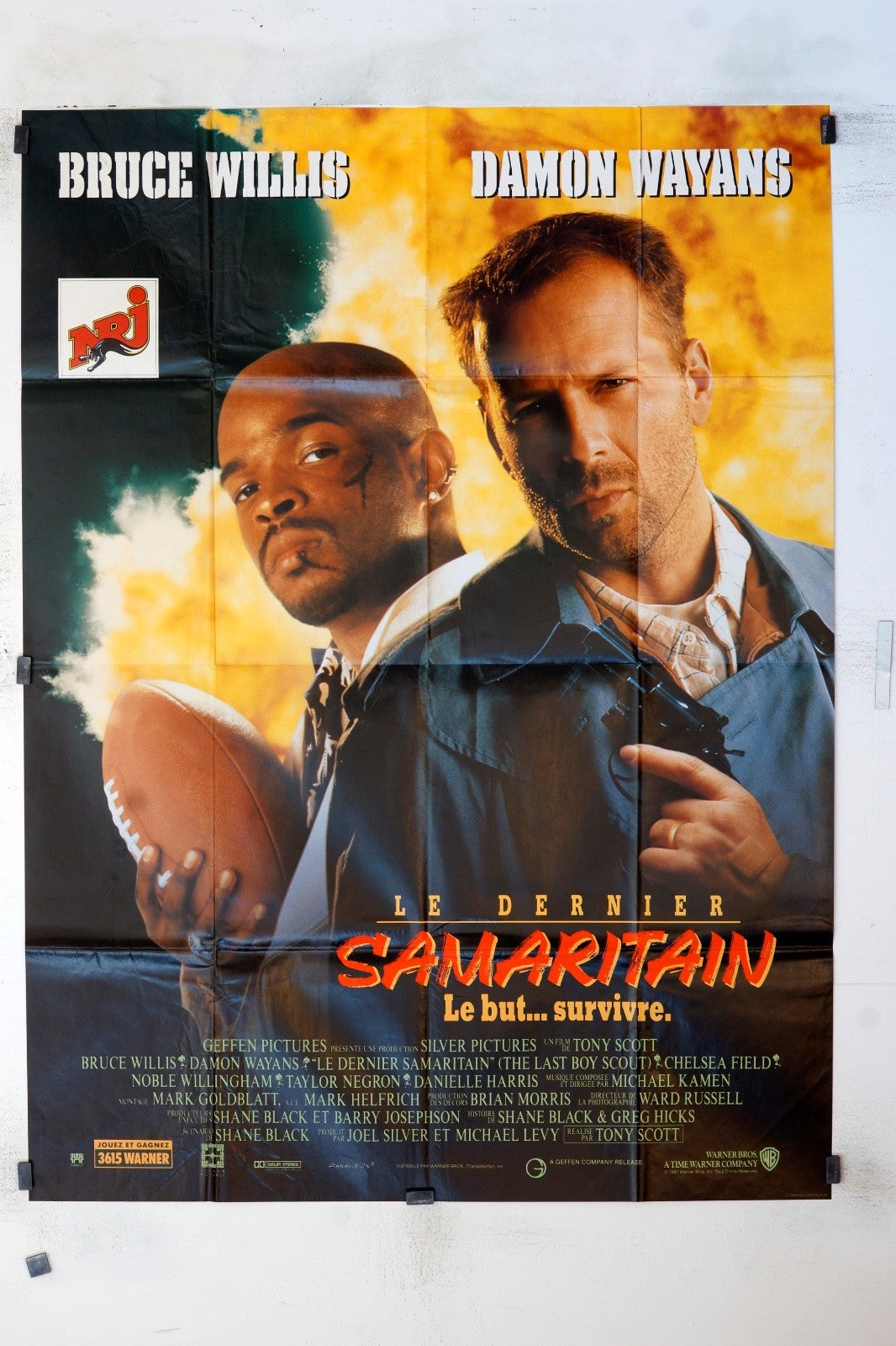 LE DERNIER SAMARITAIN BRUCE WILLIS MOVIE POSTER ORIGINAL 120x160
