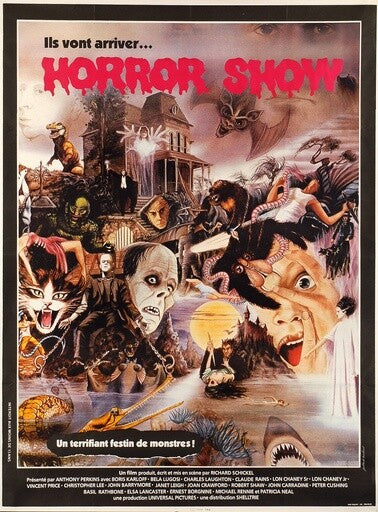 HORROR SHOW MOVIE POSTER ORIGINAL (120x160), Richard Schickel, Boris Karloff