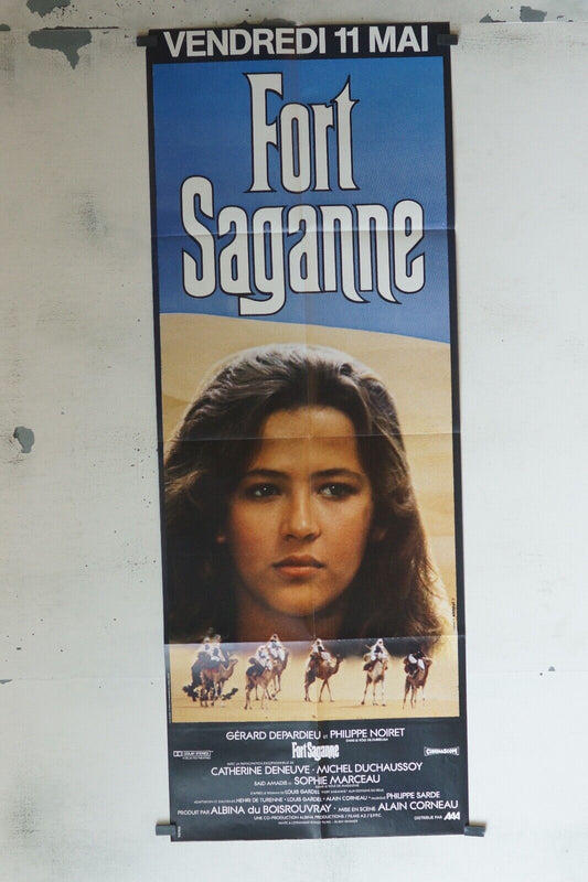 FORT SAGANNE 60x160 ORIGINAL POSTER GÉRARD DEPARDIEU