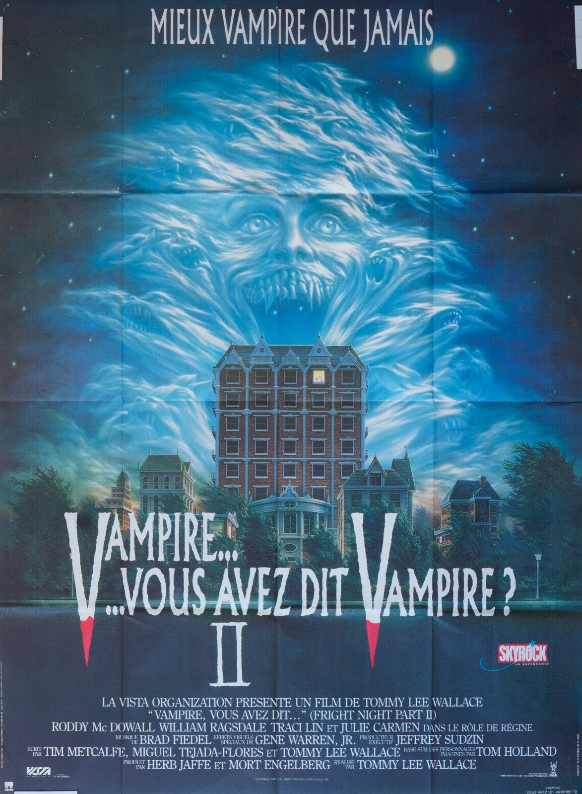 VAMPIRE…VOUS AVEZ DIT VAMPIRE ?II 120X160 POSTER ORGINAL TOMMY LEE WALLACE