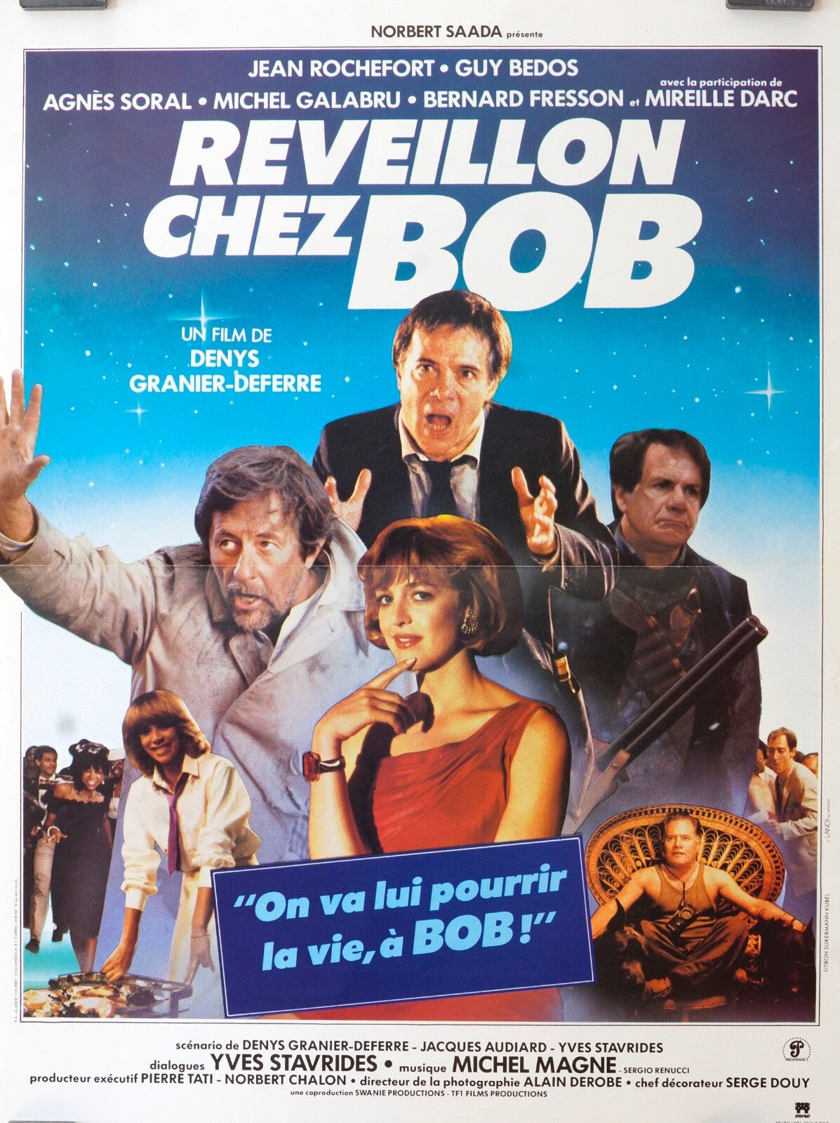  REVEILLON CHEZ BOB (French Version) ORIGINAL 40x60