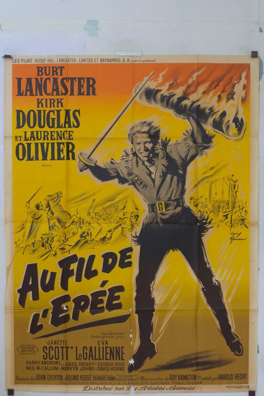 AU FIL DE L’ÉTÉ MOVIE POSTER ORIGINAL 120x160 BURT LANCASTER