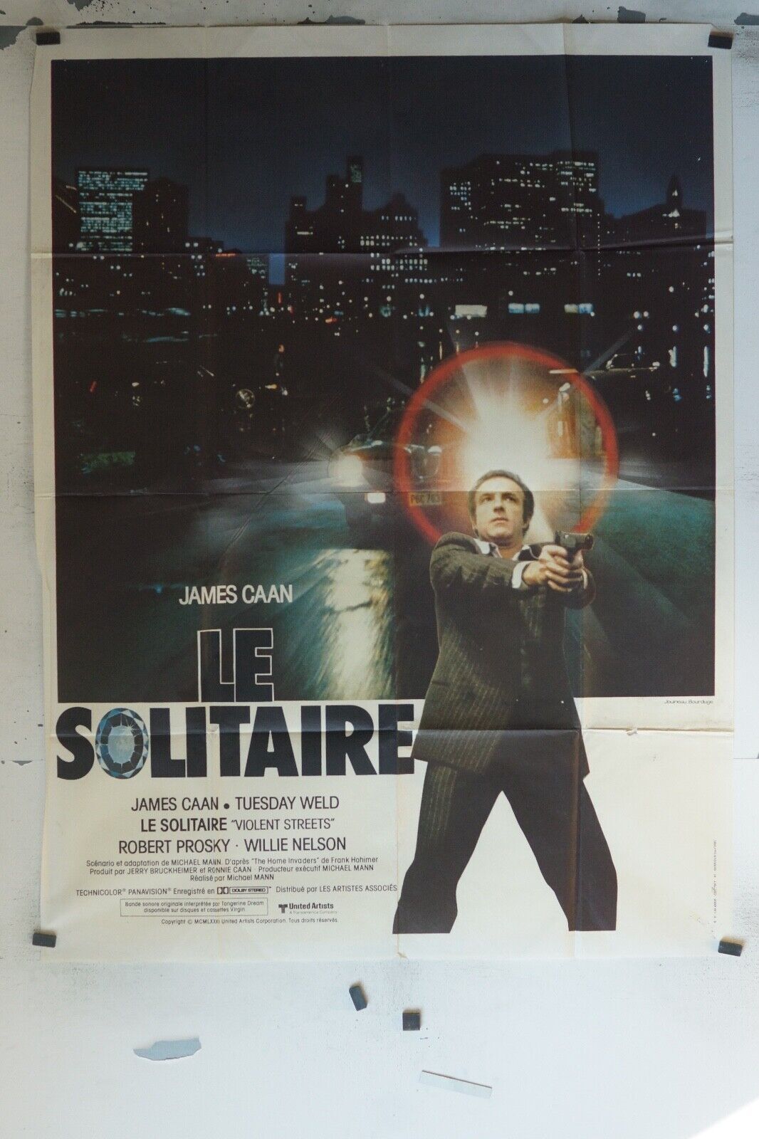 LE SOLITAIRE ORIGINAL 120x160 JAMES CAAN