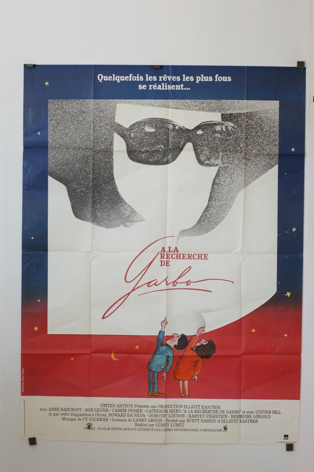 A LA RECHERCHE DE GARBO MOVIE POSTER ORIGINAL (120X160) ANNE BANCROFT