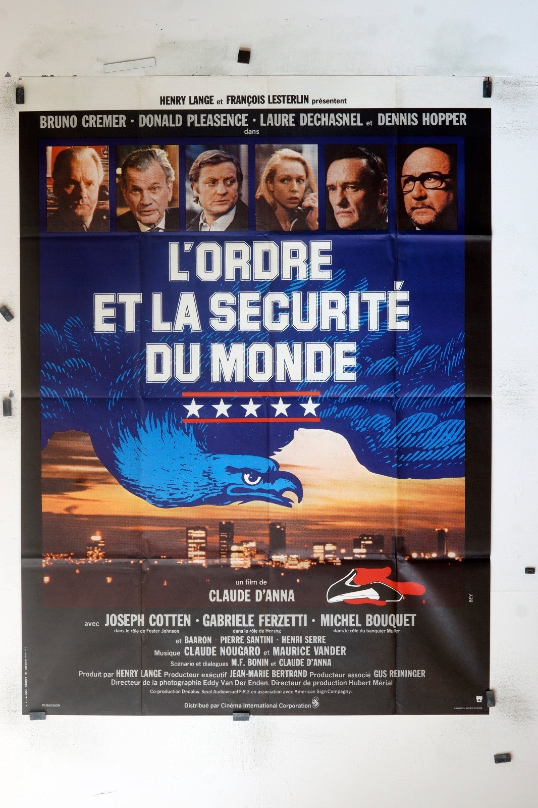 L’ORDRE ET LA SÉCURITÉ DU MONDE JOSEPH COTTEN MOVIE POSTER ORIGINAL (120x160)
