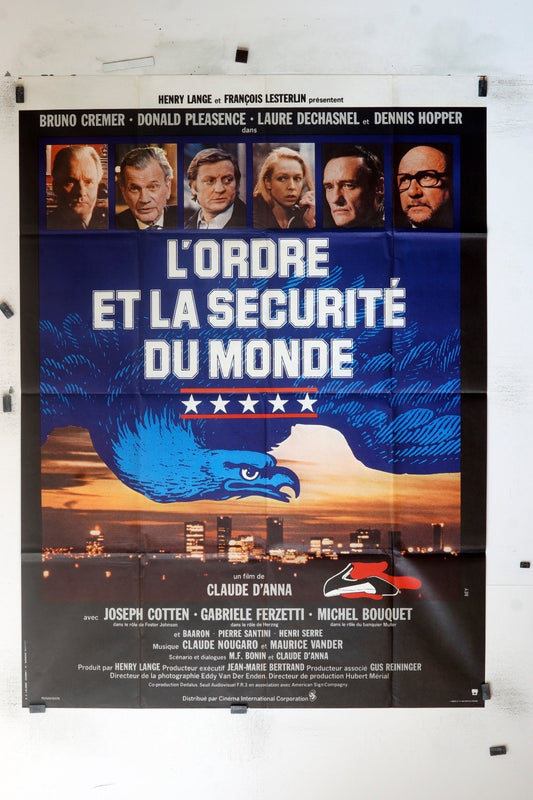 L’ORDRE ET LA SÉCURITÉ DU MONDE JOSEPH COTTEN MOVIE POSTER ORIGINAL (120x160)